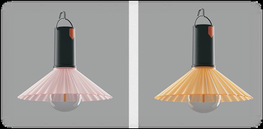 Rechargeable table lamp and pendant lamp