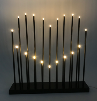 Metal Candlestick Light