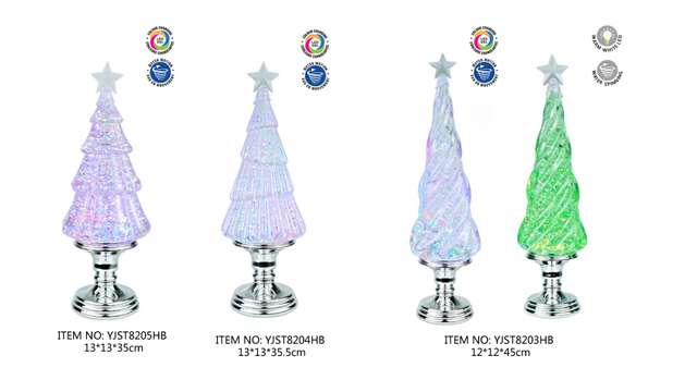 Acrylic Water Crystal Ligh Christmas trees SJ - 26