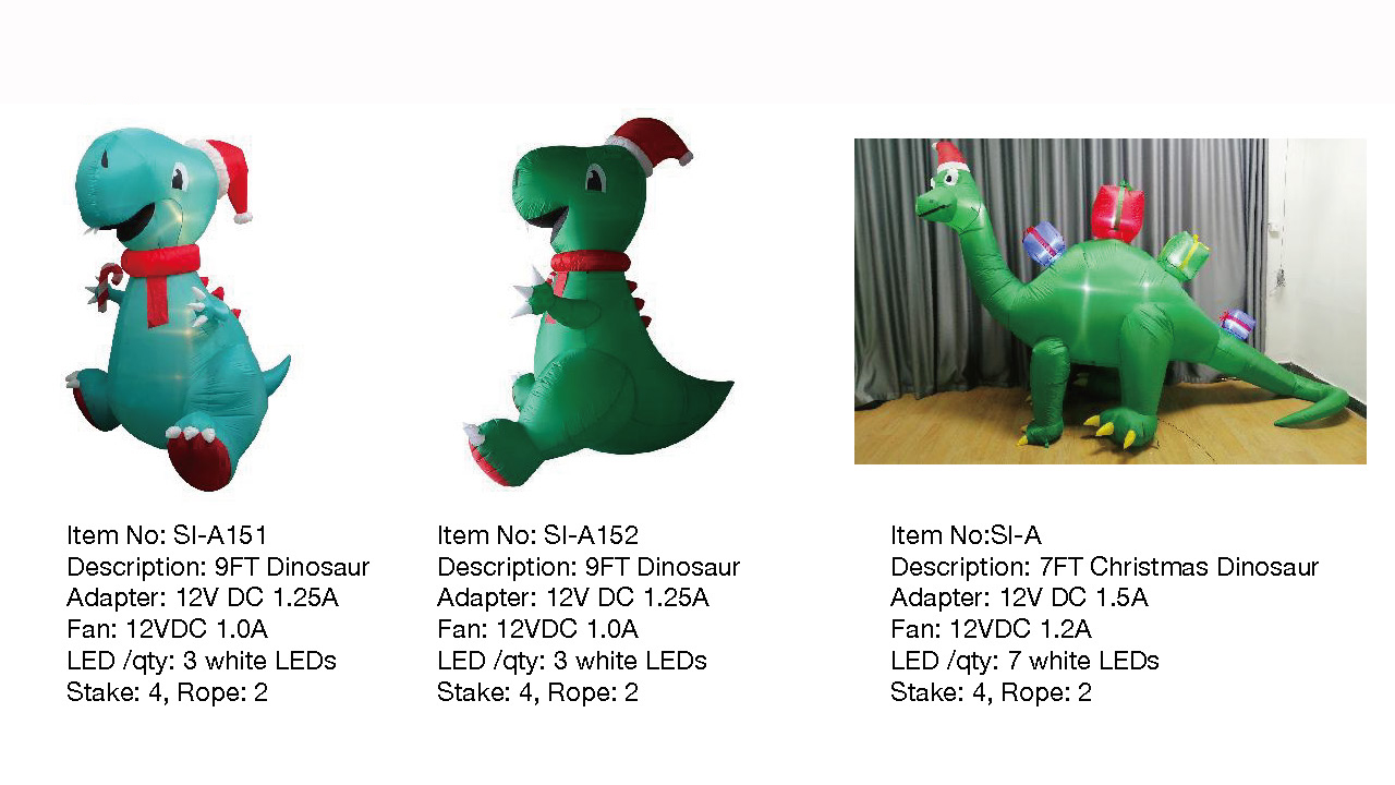 Dinosaur Inflatable Lights