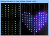 Heart shape Curtain lights