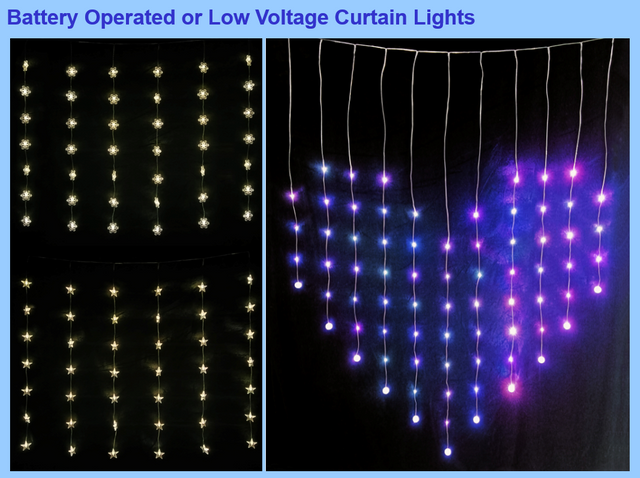 Heart shape Curtain lights
