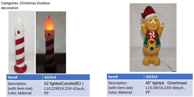PE Blow Mould Decoration