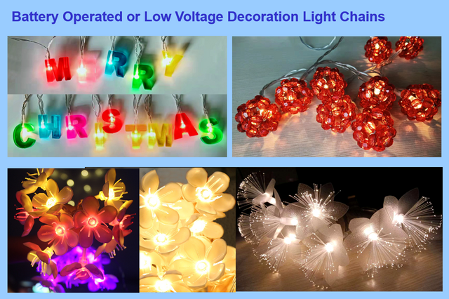 Xmas Decoration Light chains 