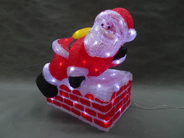 PS 3D Santa Crystal lights 
