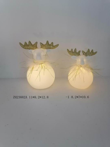 porcelain Reindeer with the flashing antlers light - 16
