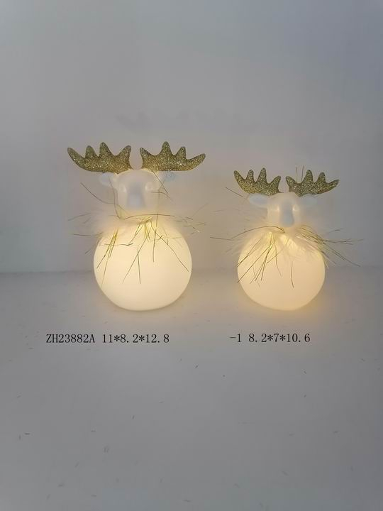 porcelain Reindeer with the flashing antlers light - 16