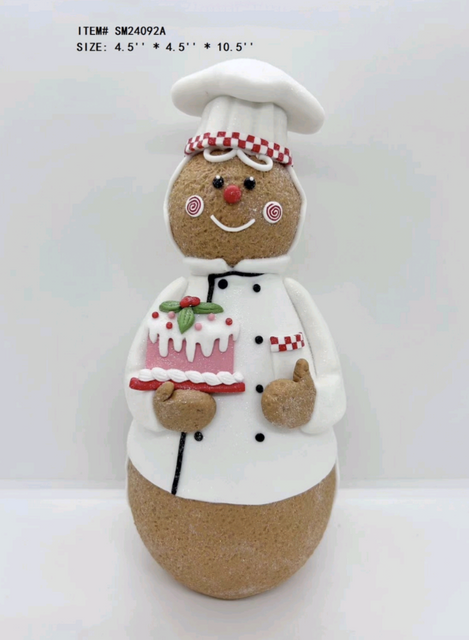 Clay Dough The Gingerbread Man Holds The Cake - 4