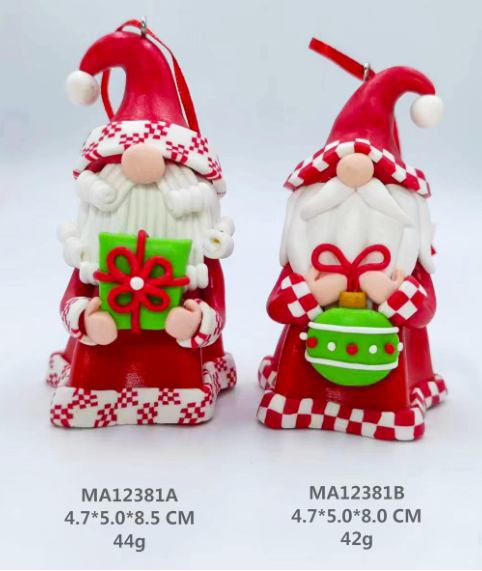clay dough Santa Claus with gifts - 48