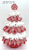 clay dough Red candy Christmas tree- 12