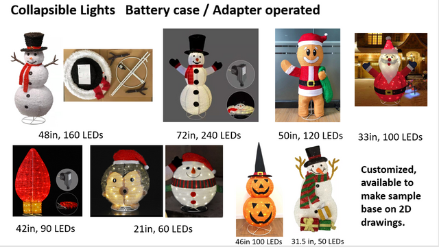 collapsible lights