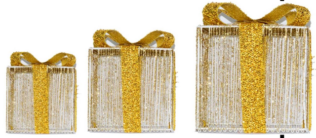 Fabric-wrap Gift Box collapsible lights