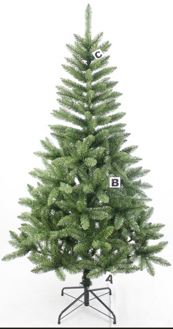 X'mas Green color Ordinary Christmas tree