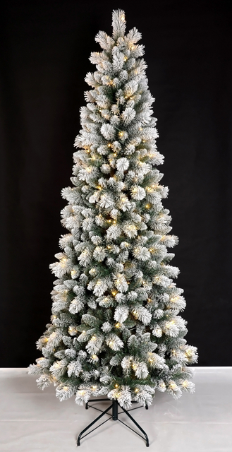X'mas Green color+flocking Ordinary Christmas tree Light - 10