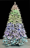 X'mas Multi color+flocking Ordinary Christmas tree  Light - 8