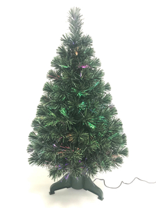X'mas Green color Crystal Fiber tree Light with matel leg - 20