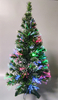 X'mas Green/White color Crystal Fiber tree+top star with round basin - 3