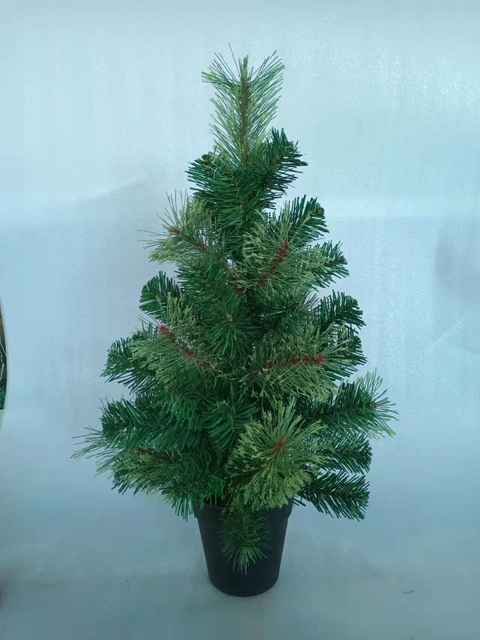 X'mas Green Mini Tree with basin - 37