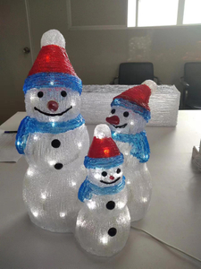 3pcs rotating snowman with rotating base