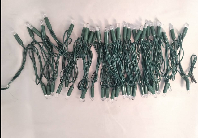 Color-Changing Epoxy-Encased Full-Flash LED String Light - F7 Convex 60-Bulb Design 