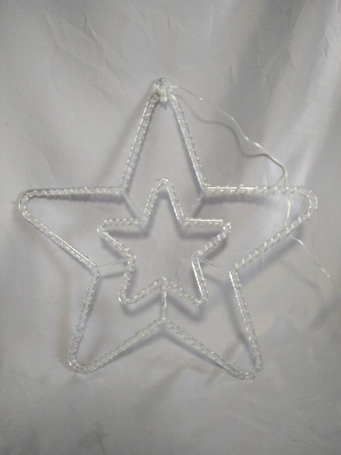 Star-Shaped 60-Light Warm White LED String Light with Flexible Copper Wire - Transparent 8-Mode USB Connector, Ideal for Festive/Decorative Lighting