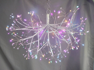 New Dual-Use Cherry Blossom LED Light - 40cm Height Hangable or Potted Design with Delicate Sakura Flowers for Versatile