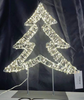3D Star / Tree with metal base