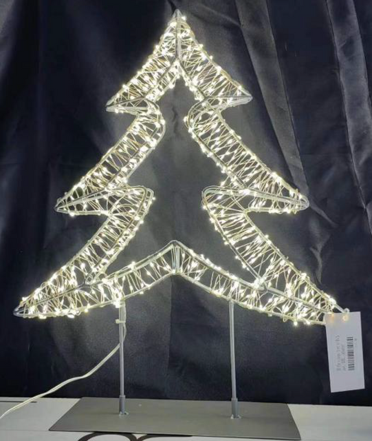 3D Star / Tree with metal base