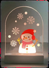 Acrylic Christmas light decorations and ornaments