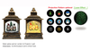 Acrylic Water globe spinner Lantern & Projector Light Snowmen & Joy SR - 35