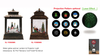 Acrylic Water globe spinner Lantern & Projector Light Snowmen / Santa Claus & Kid SR - 21