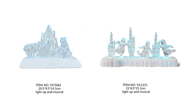 Acrylic Crystal Light Bears / Penguins SJ - 28