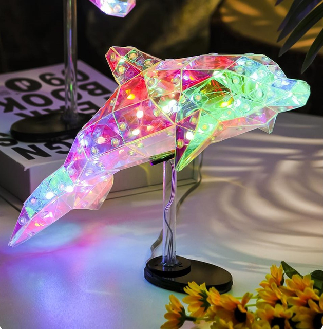 Colorful whale