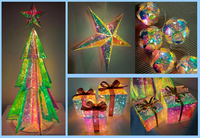Colorful PVC Metal Motif Lights 5