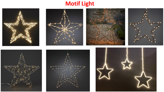 Metal wire decoration lights