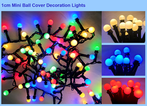 Mini ball cover dec. lights 