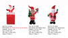 6,7FT Santa Claus Inflatable Lights