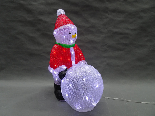 PS 3D Snowman Crystal lights 