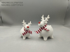 porcelain Reindeer with red scarf - 27