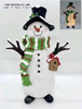 Clay Dough The Snowman Is Wearing A Green Scarf Light- 13