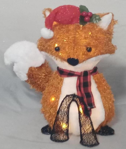Fabric Collapsible Brown Bear Lights