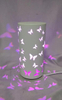 Butterfly-patterned RGB Color-Changing lamp post 10cm * height of 21cm 