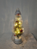 Transparent Glass Rotating Christmas Tree