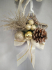 Pinecone Star Ornament for Gifts Golden 