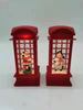 Acrylic phone booth water light Santa Claus & Snowman