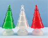 Acrylic Christmas tree lighting green white & red