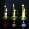 Acrylic transparent candle water light 4