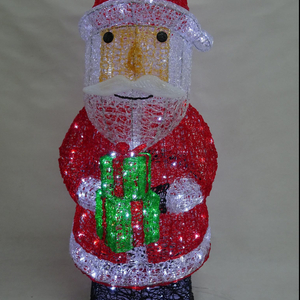 PS 3D Santa Crystal lights 