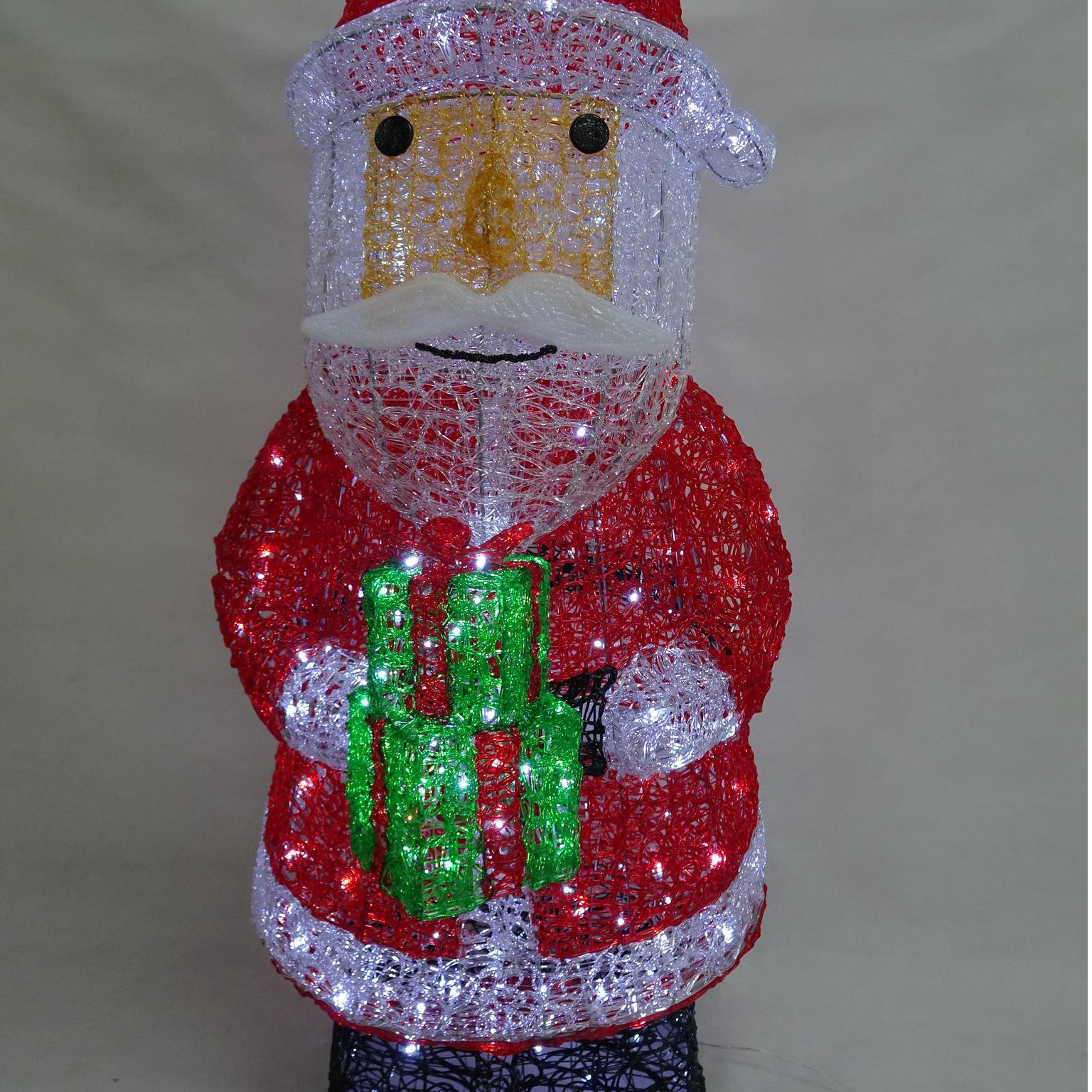 PS 3D Santa Crystal lights 