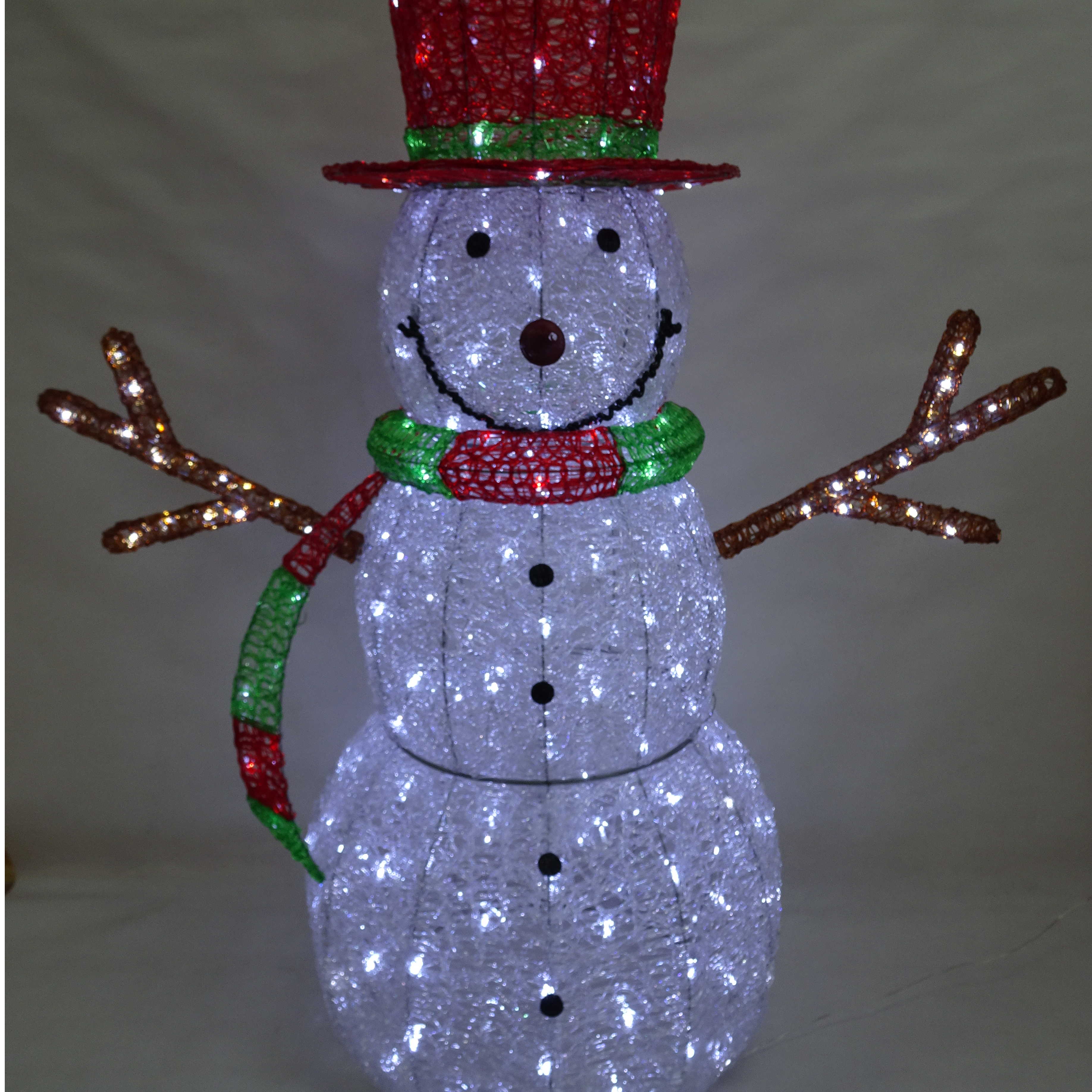PS 3D Snowman Crystal lights 